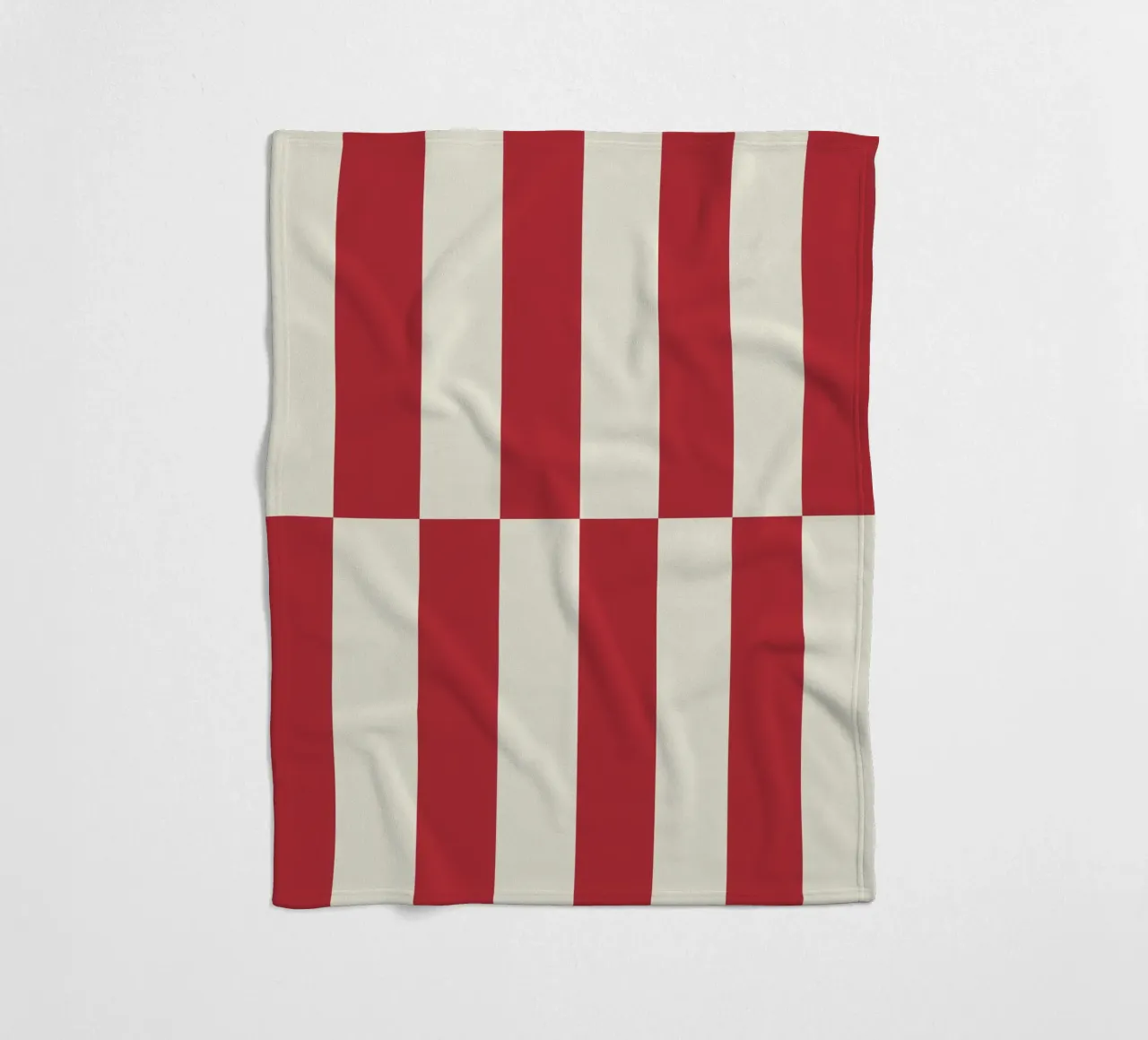 Duo II - Red and Cream coperta in pile da Galaxy Eyes