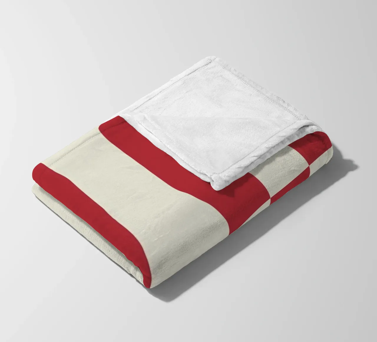 Duo II - Red and Cream coperta in pile da Galaxy Eyes