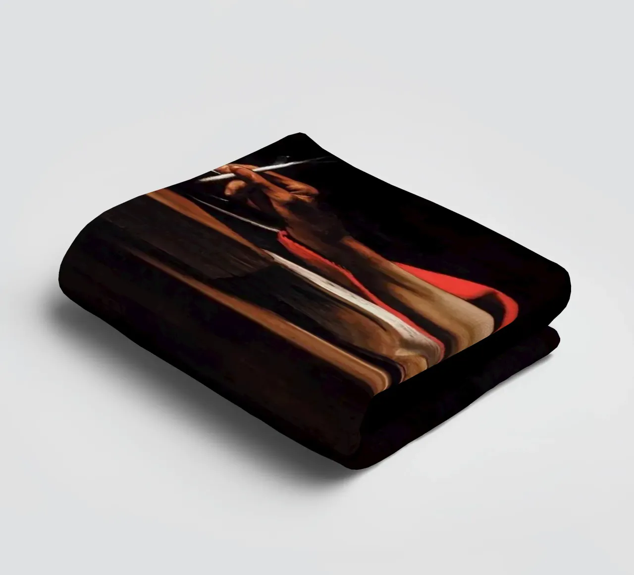 Caravaggio - Saint Jerome Writing towel by Timeless Artworks