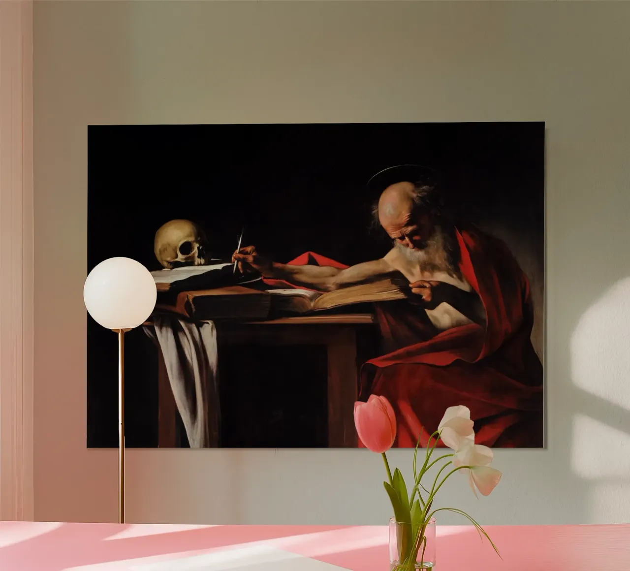 Caravaggio - Saint Jerome Writing poster by Timeless Artworks