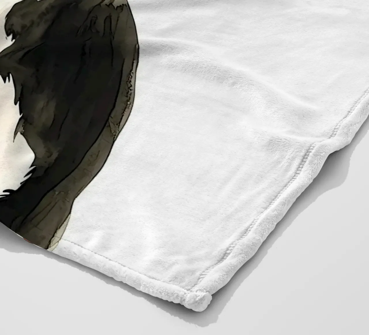 Mucca con corona floreale coperta in pile da IamHomeStudio