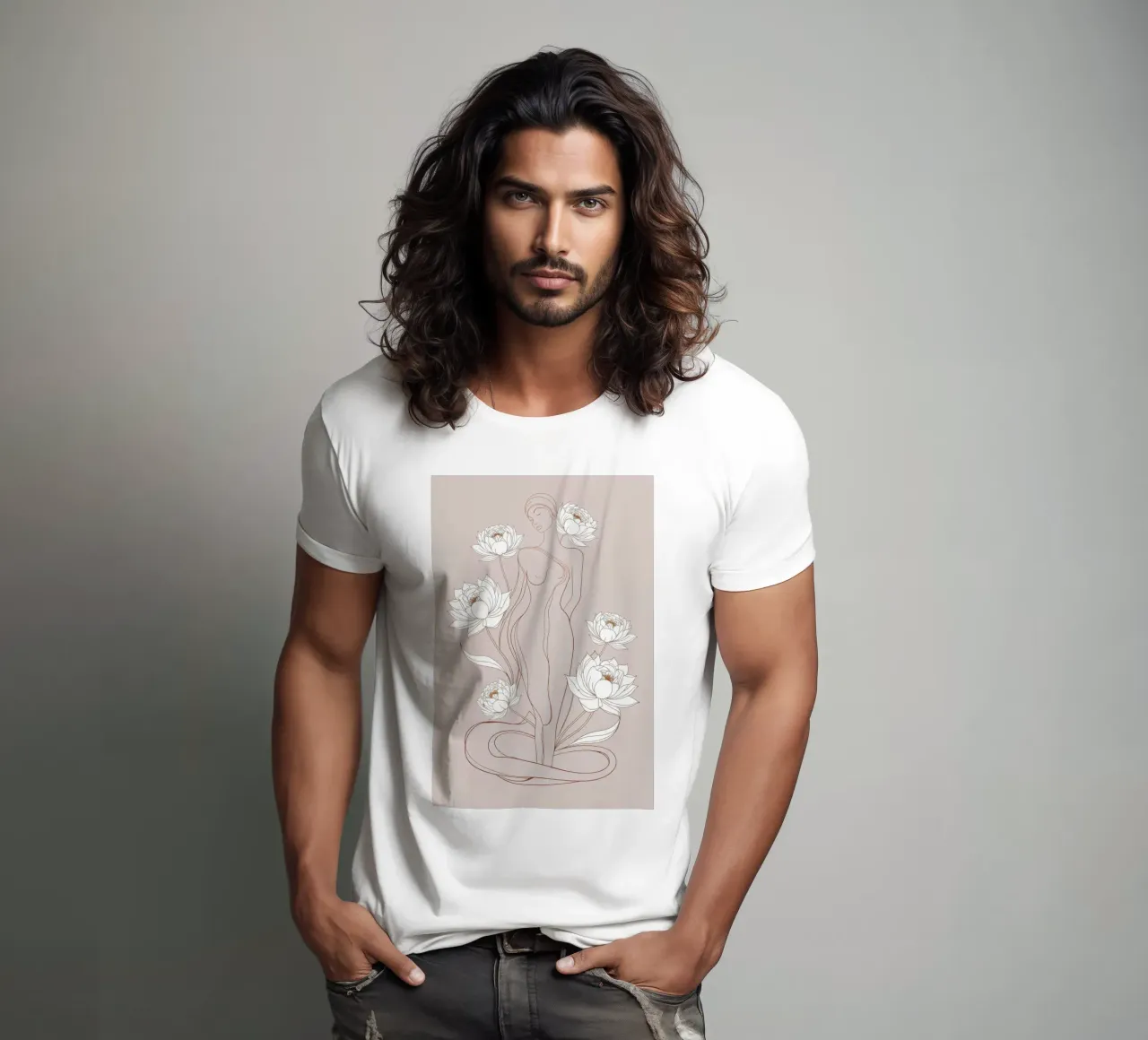 Essenza femminile celeste t-shirt da Mystique & Muse