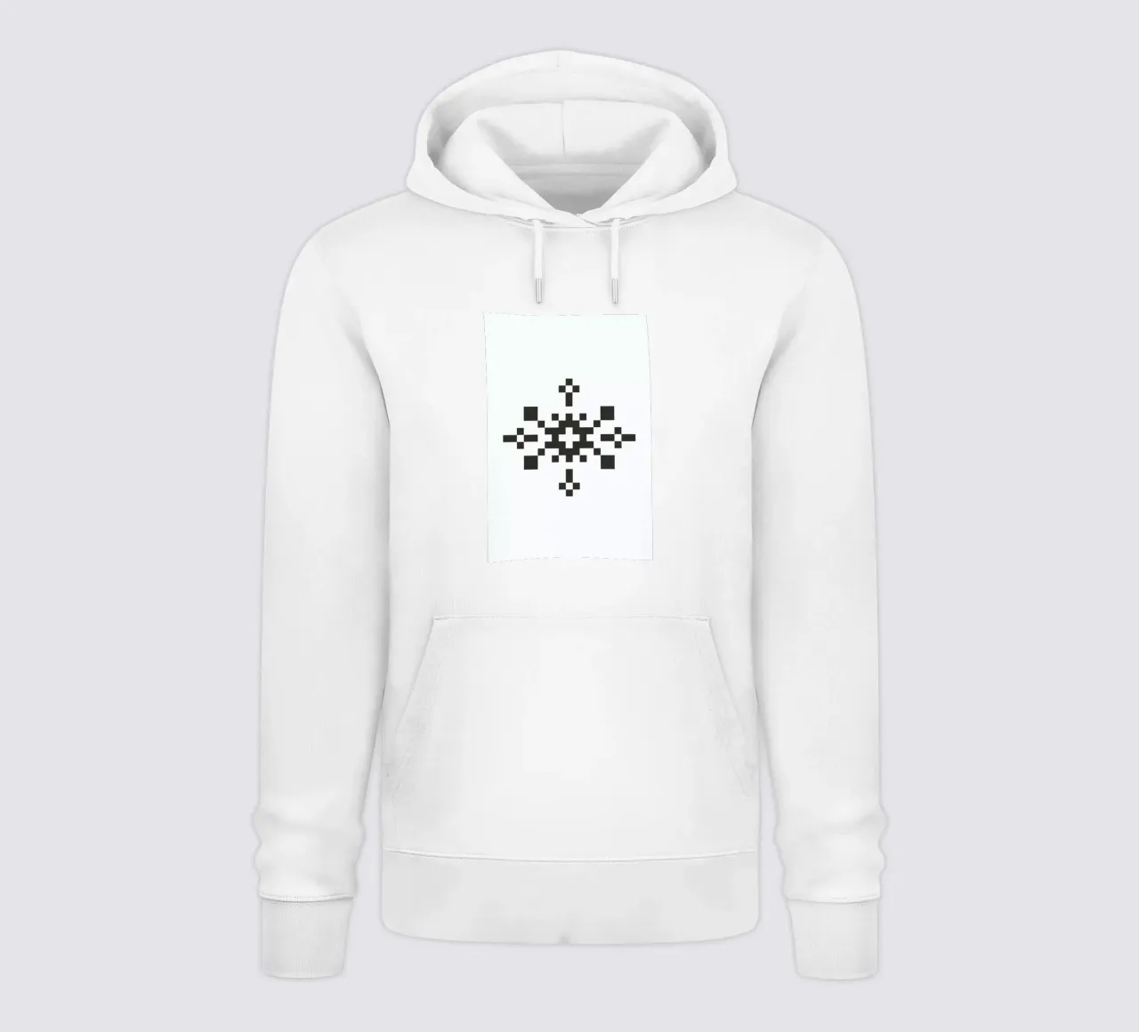 Black Snowflake 1 felpa con cappuccio da Studio One