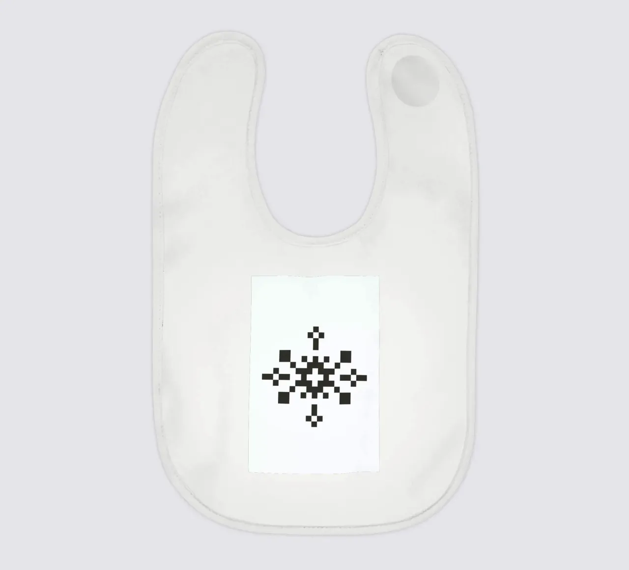 Black Snowflake 1 bavaglino da Studio One