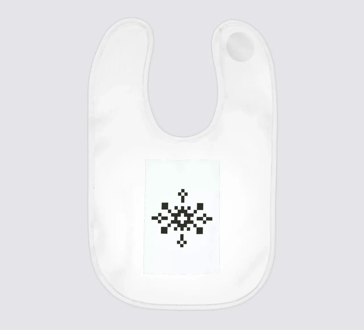 Black Snowflake 1 bavaglino da Studio One