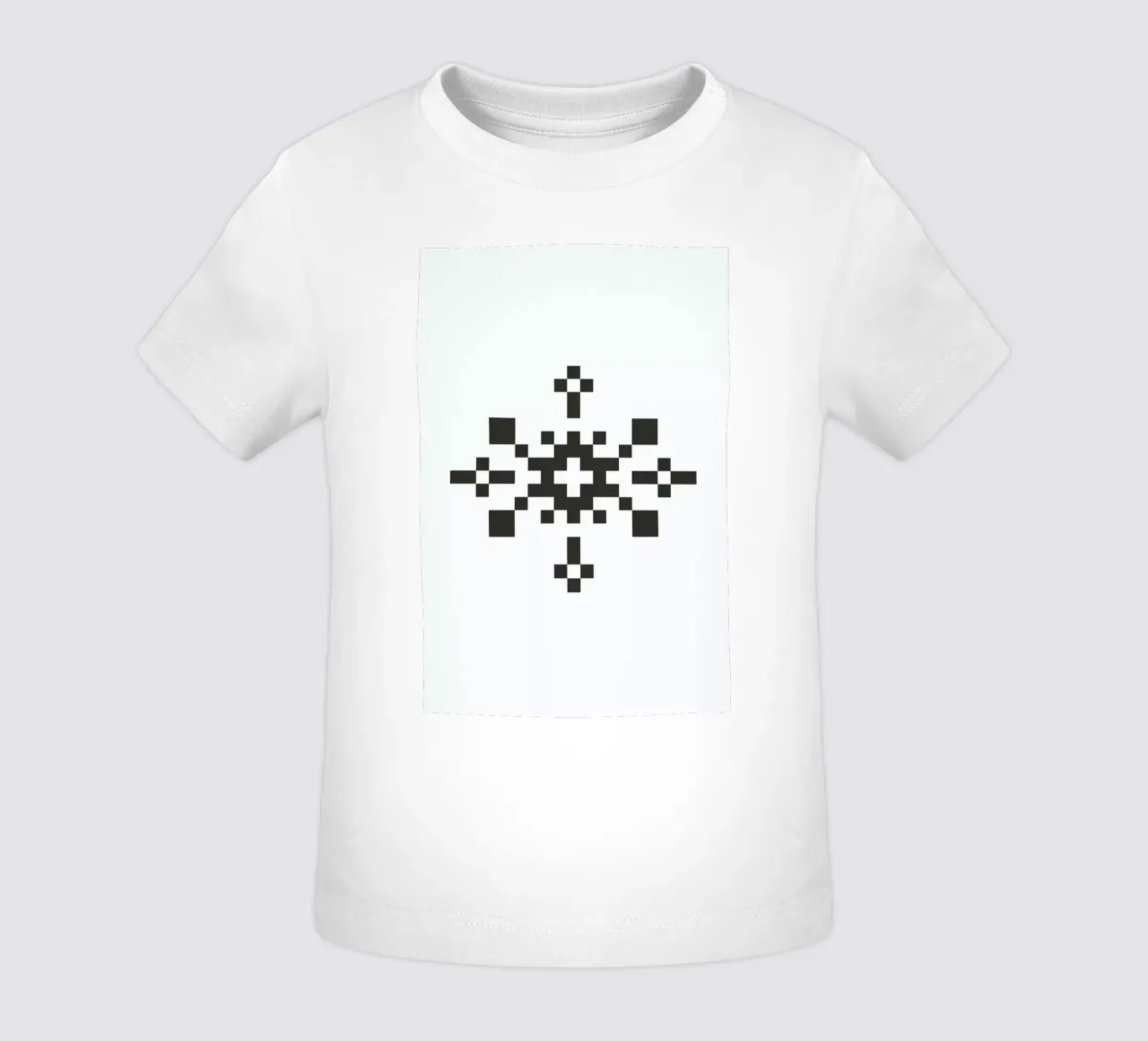 Black Snowflake 1 maglietta neonato da Studio One