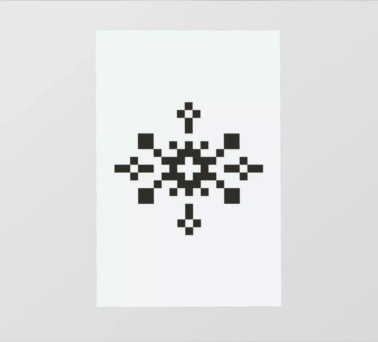 Black Snowflake 1 pellicola backlit da Studio One