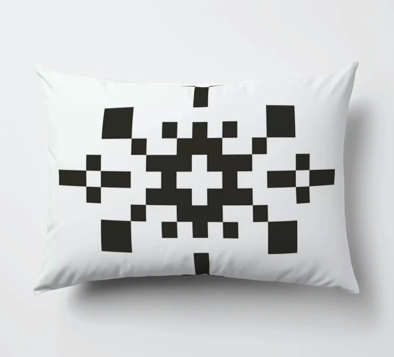 Black Snowflake 1 cuscino da Studio One
