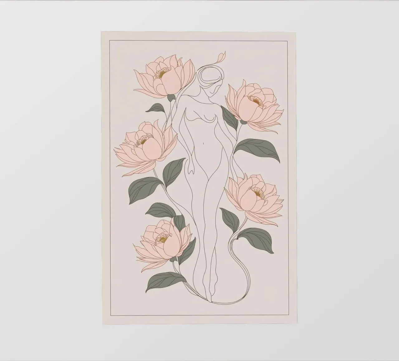 Empowered in Bloom pellicola backlit da Mystique & Muse