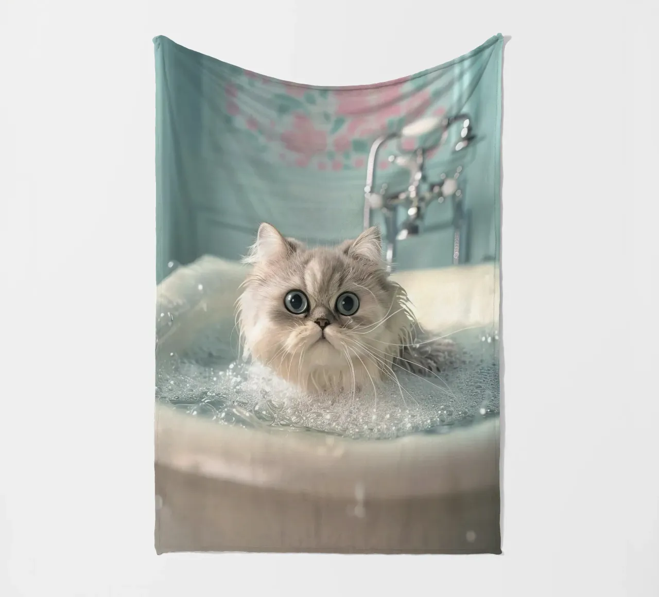 Wet cat coperta in pile da LisaArtes