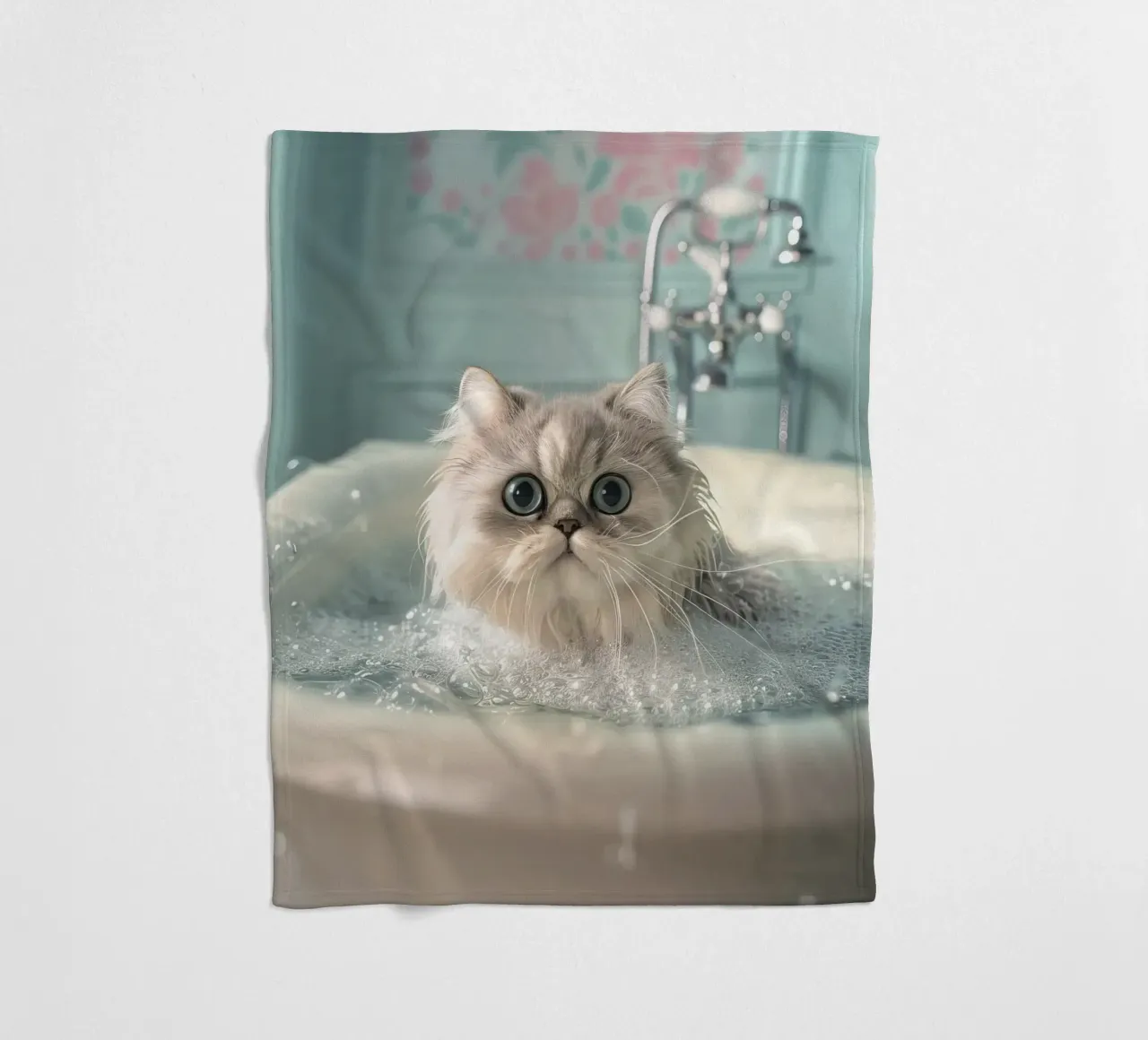 Wet cat coperta in pile da LisaArtes