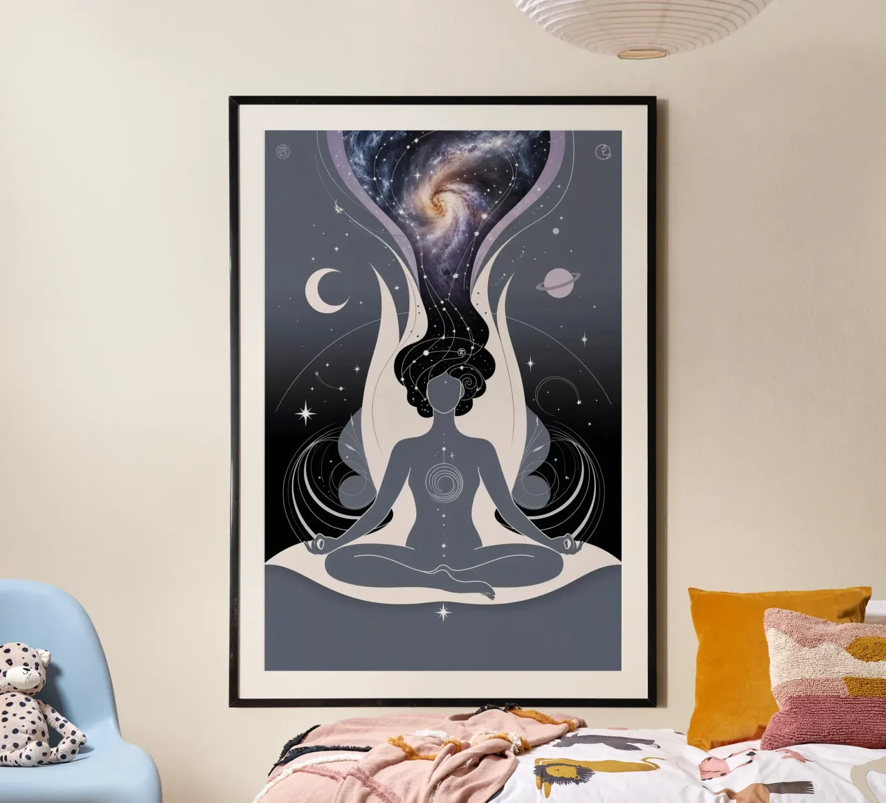 Harmony of Cosmos poster with plastic frame by Mystique & Muse