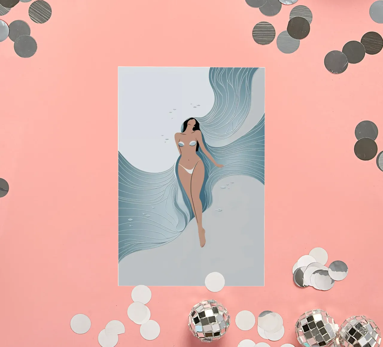 Flowing Essence of Femininity sticker by Mystique & Muse