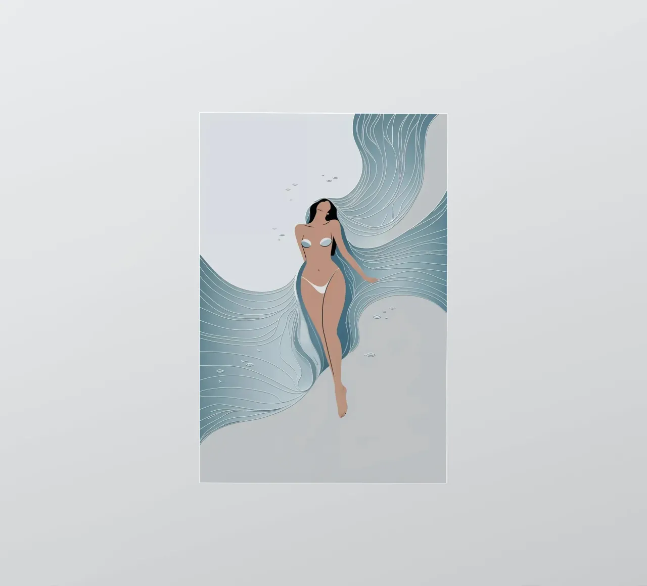Flowing Essence of Femininity sticker by Mystique & Muse