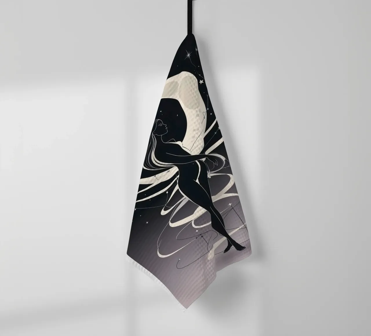Cosmic Goddess tea towel by Mystique & Muse