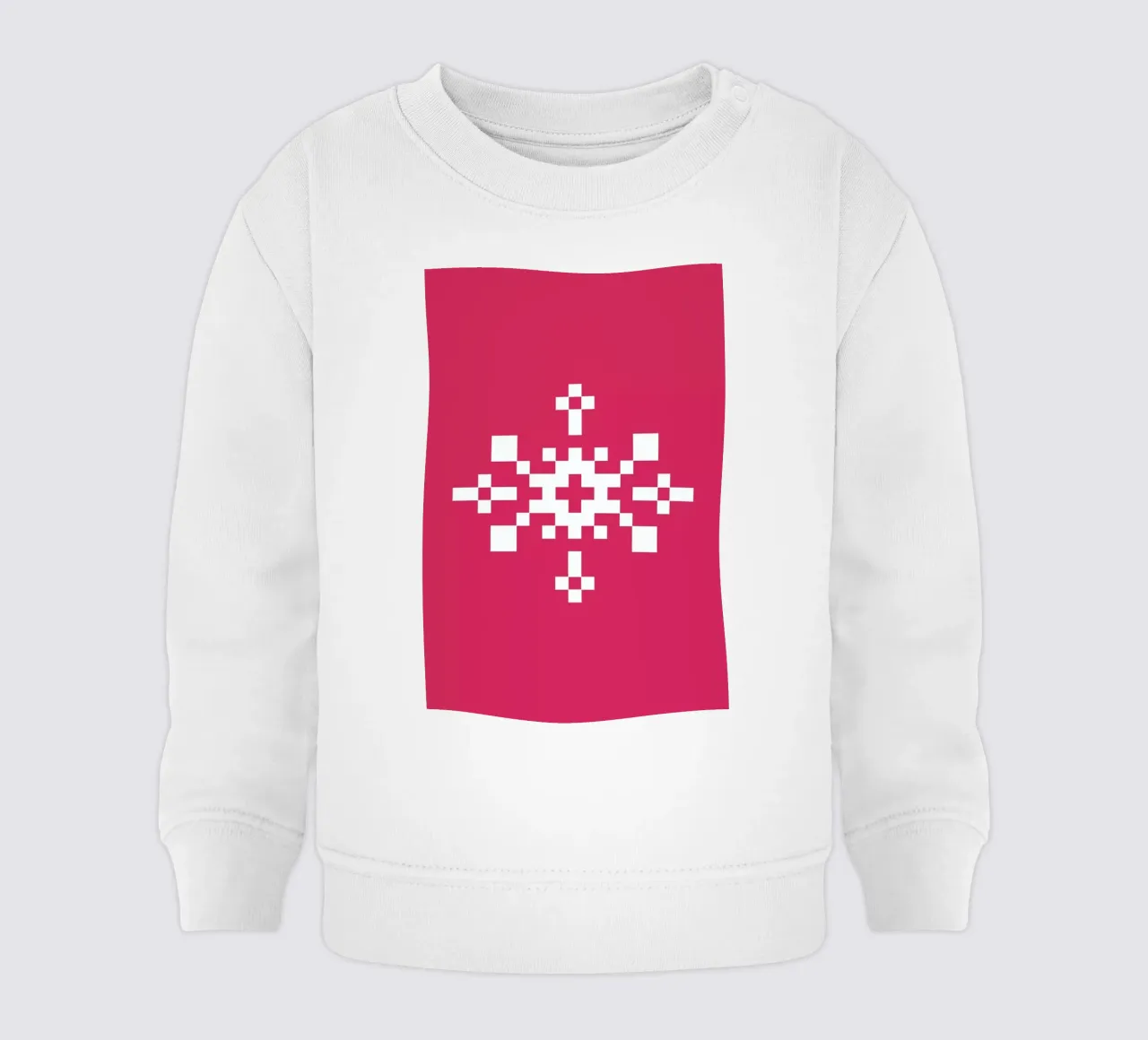 Pink Snowflake 1 felpa neonato da Studio One