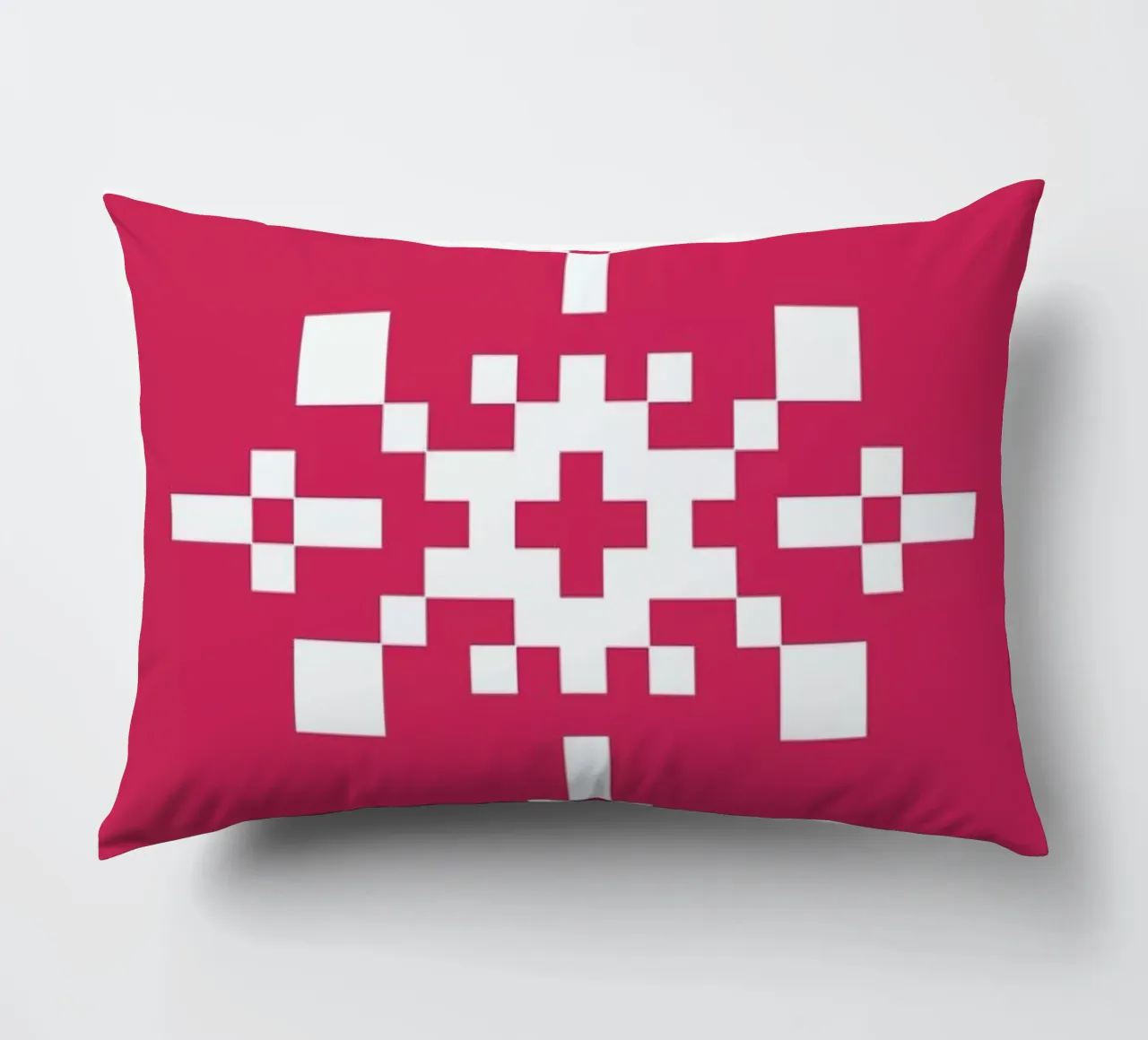 Pink Snowflake 1 cuscino da Studio One