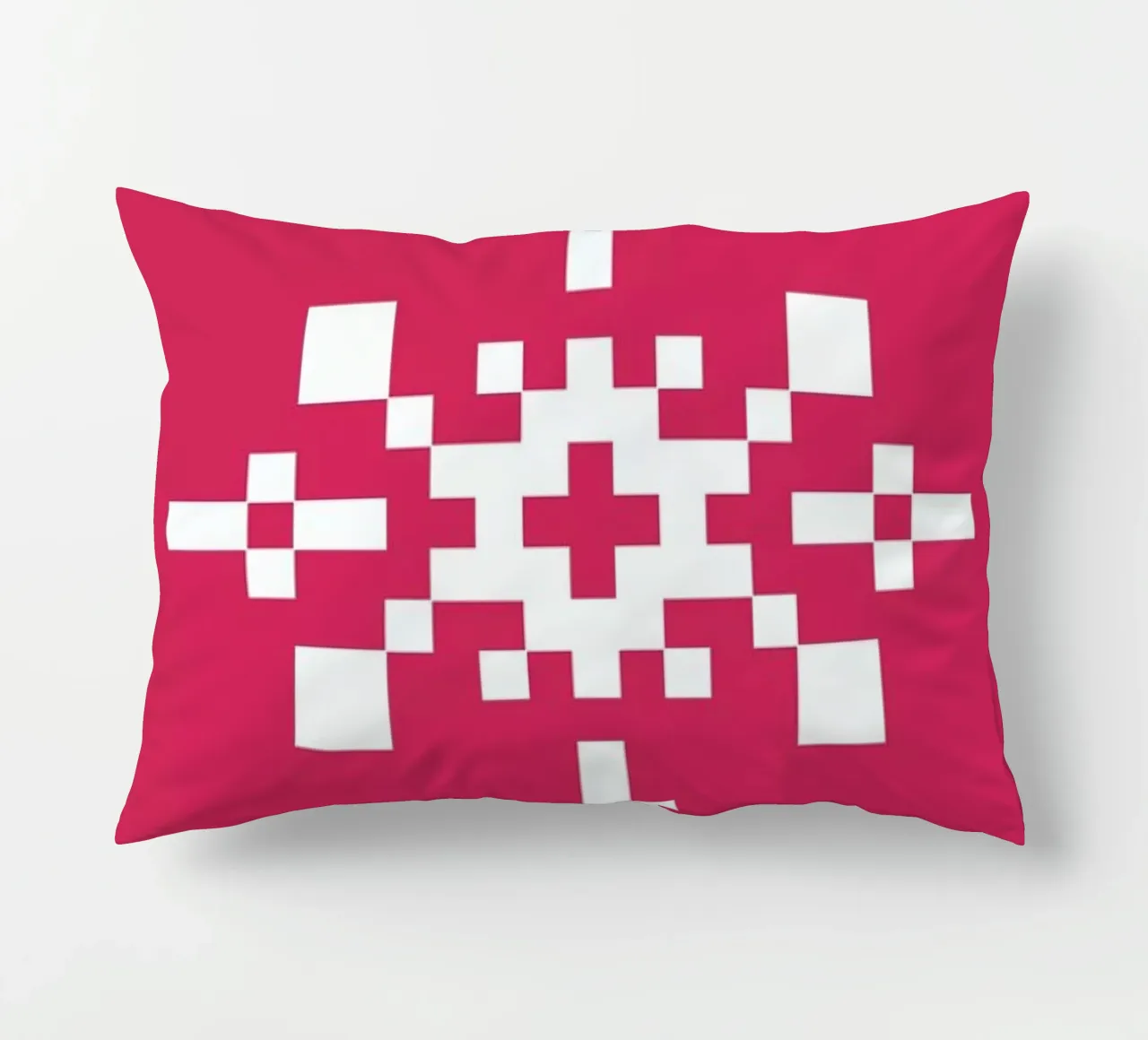 Pink Snowflake 1 cuscino da Studio One