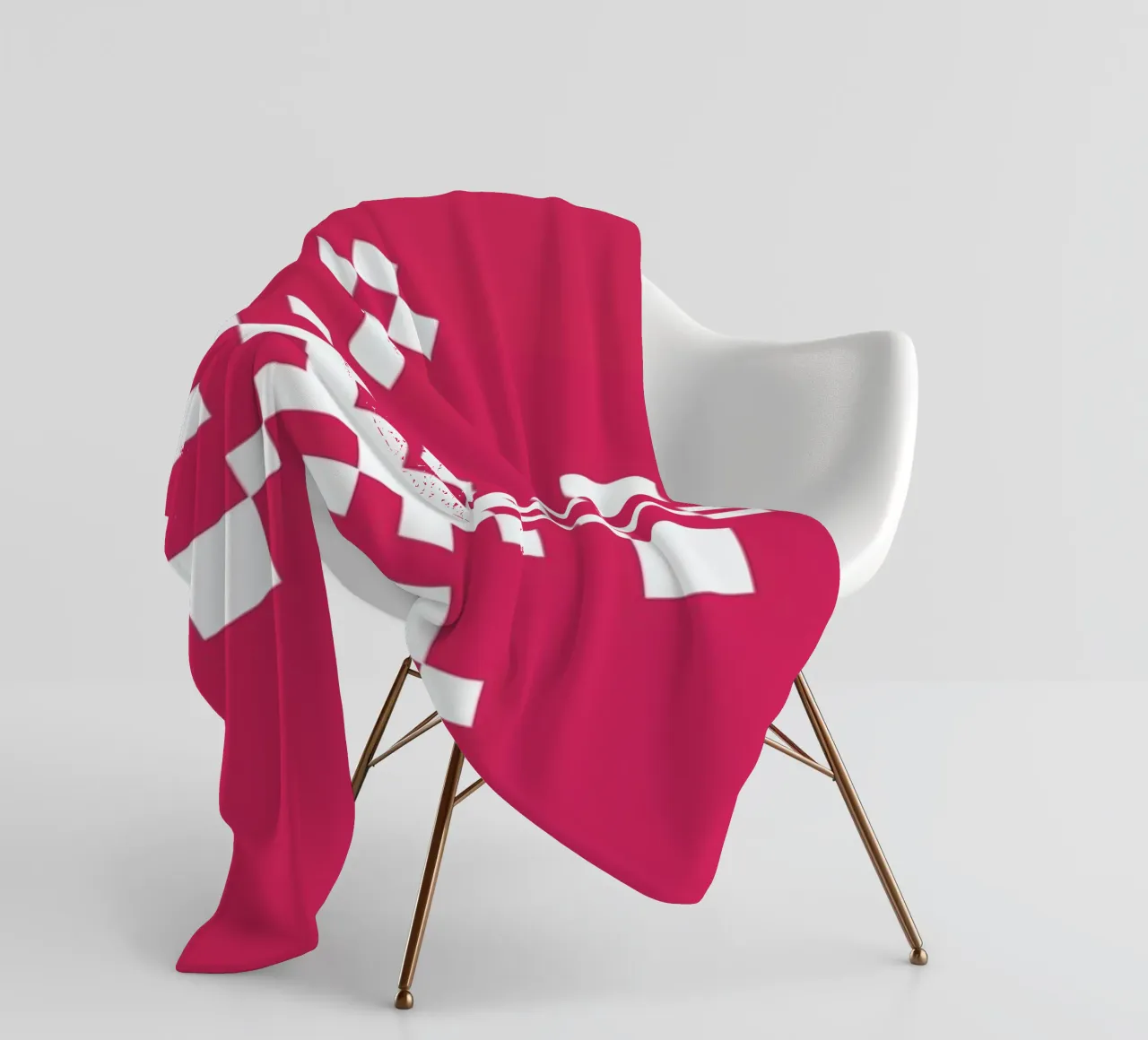 Pink Snowflake 1 coperta in pile da Studio One