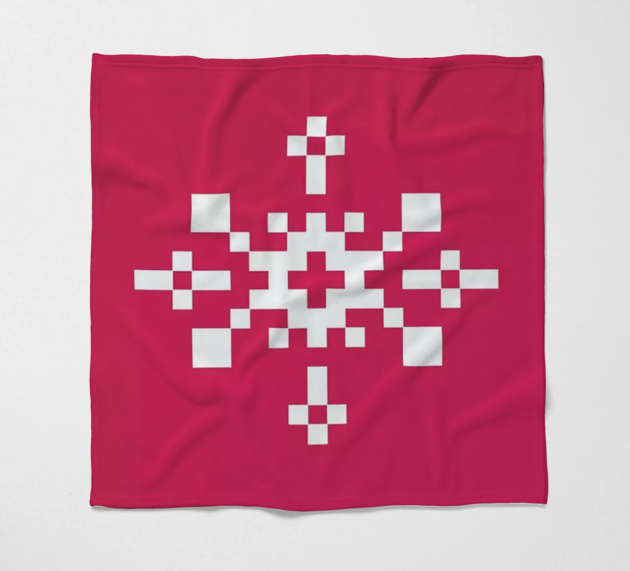 Pink Snowflake 1 coperta in pile da Studio One