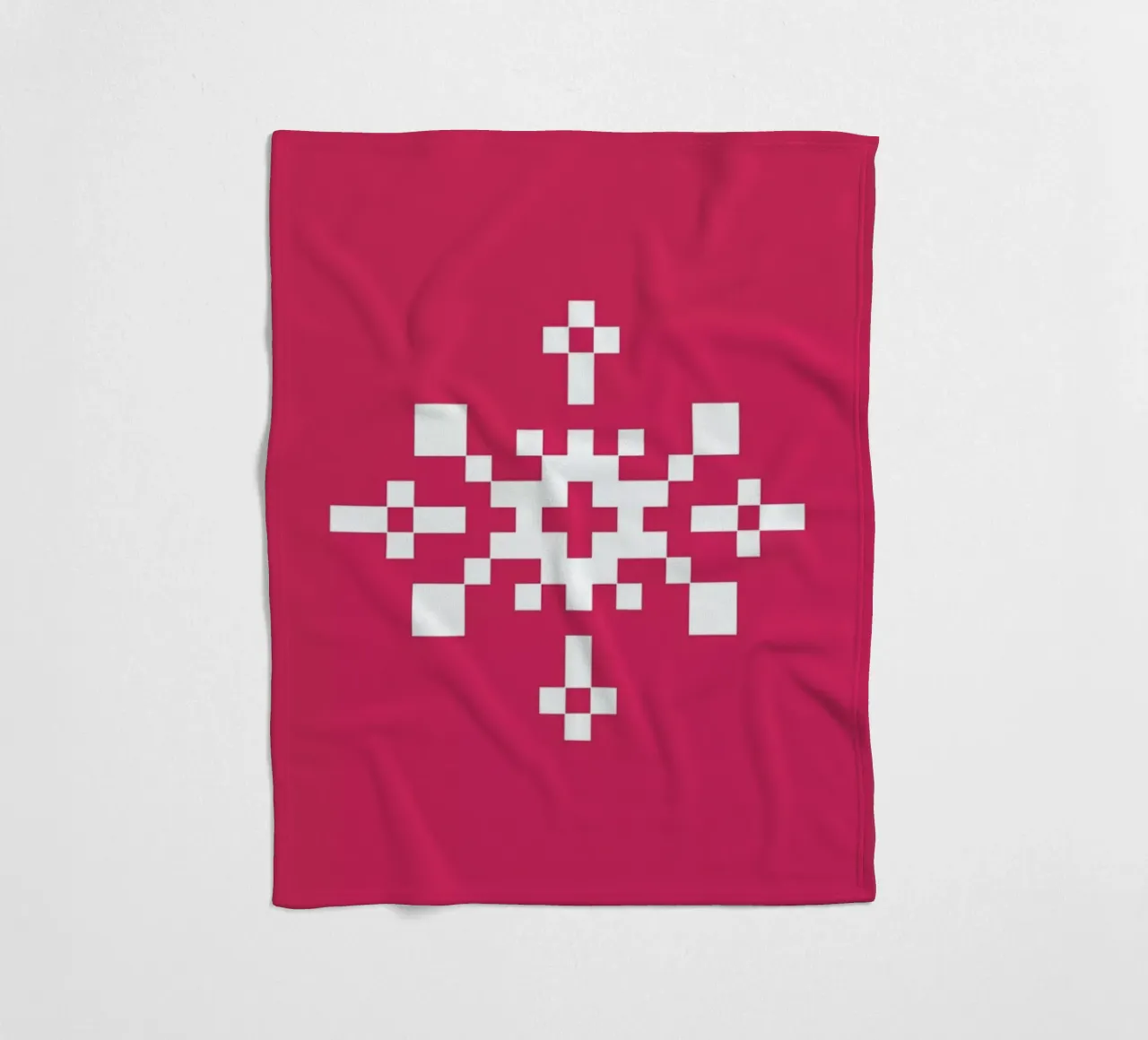 Pink Snowflake 1 coperta in pile da Studio One