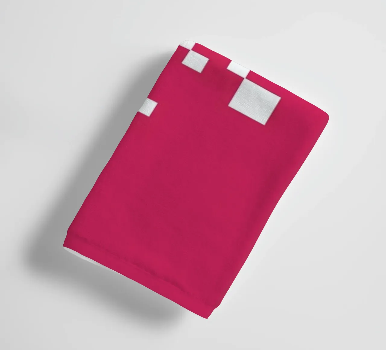 Pink Snowflake 1 asciugamano da bagno da Studio One
