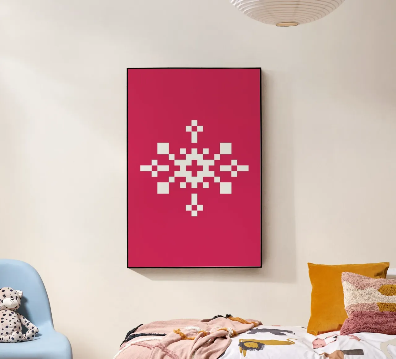 Pink Snowflake 1 plexiglass da Studio One