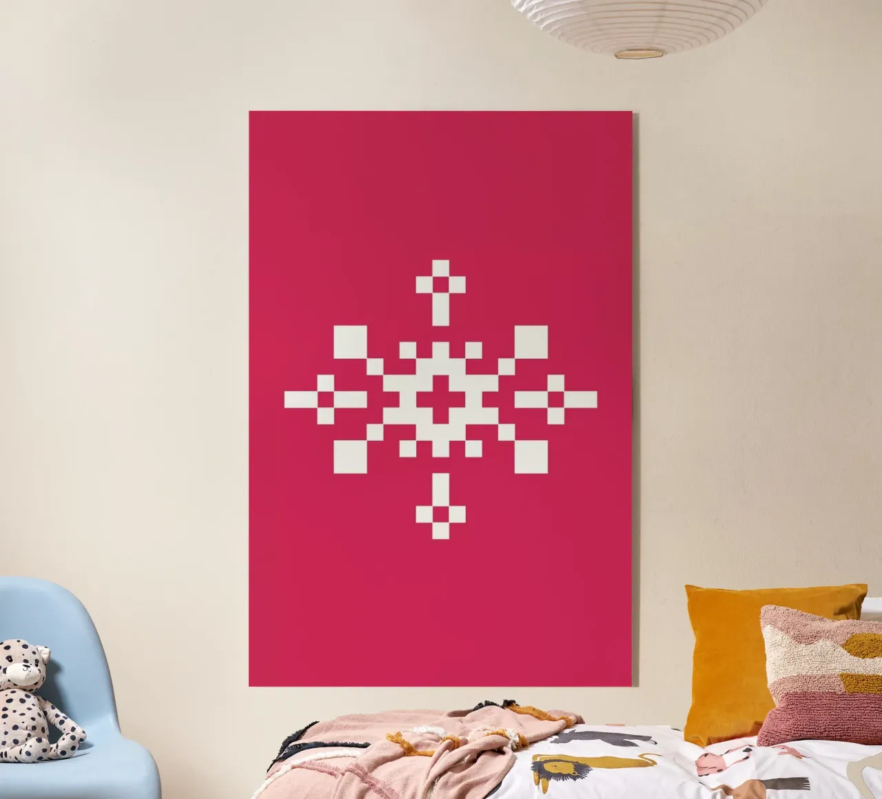 Pink Snowflake 1 plexiglass da Studio One