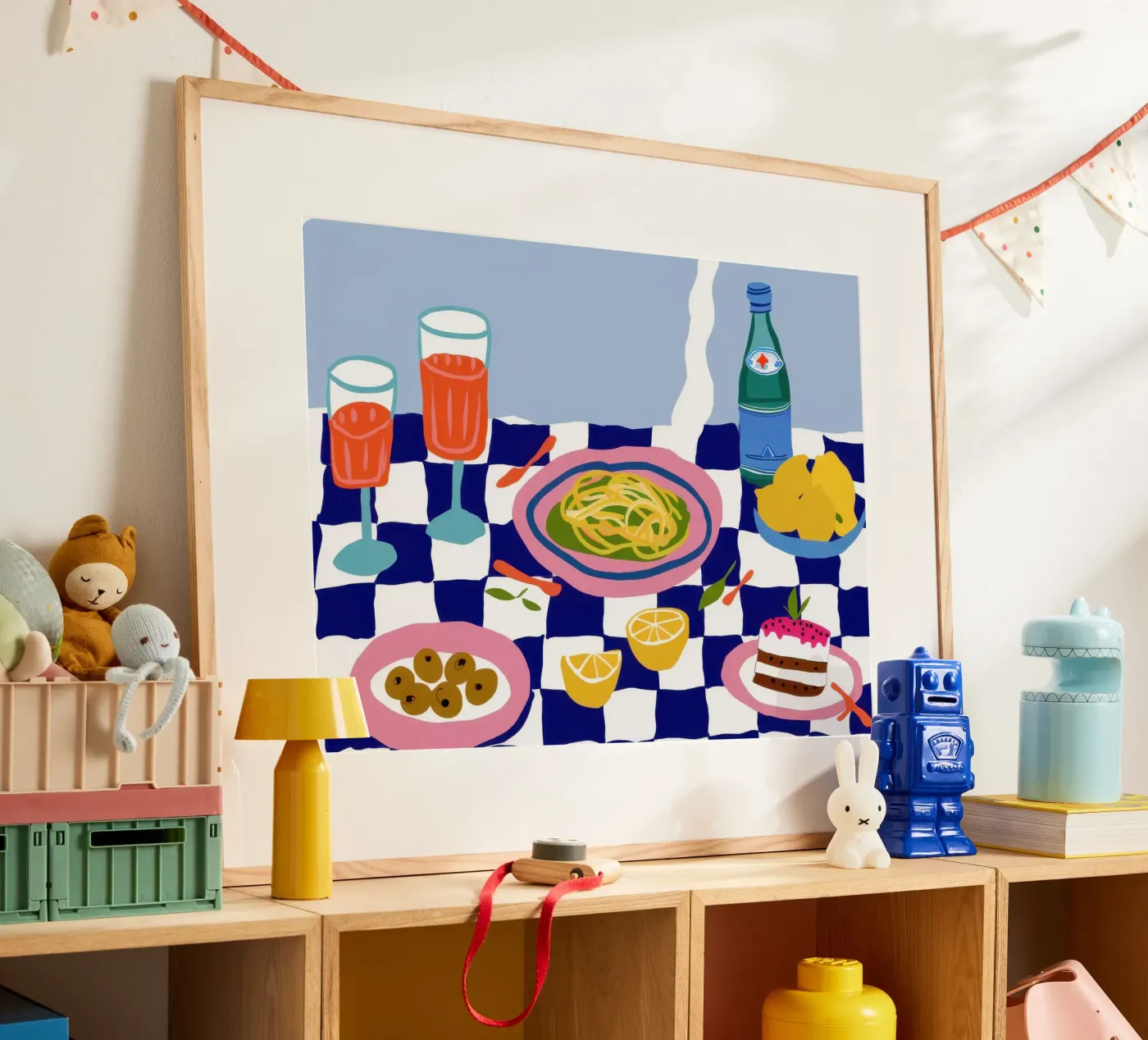 Spaghetti Dinner Date poster by Vivid Muse