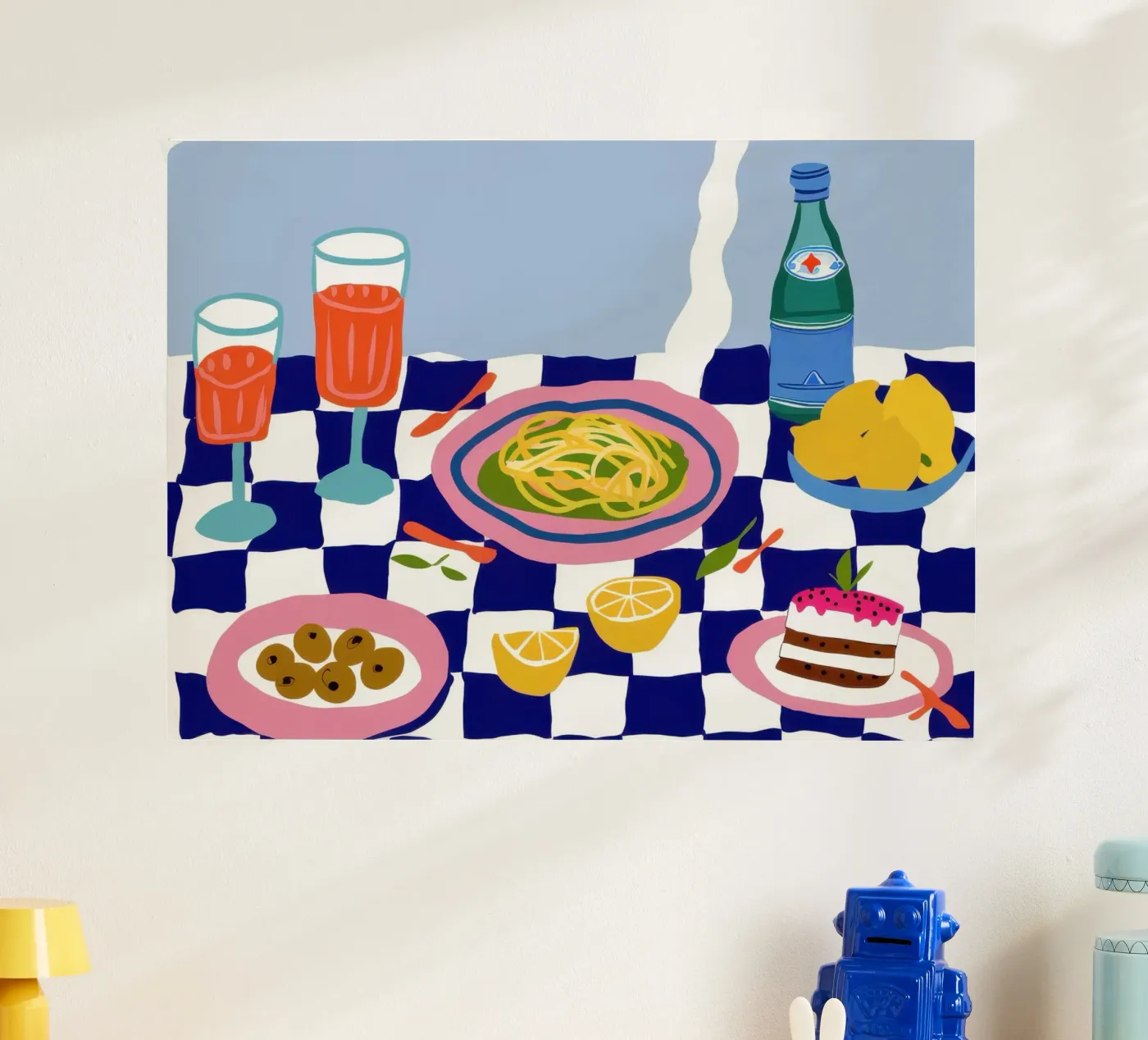 Spaghetti Dinner Date poster by Vivid Muse