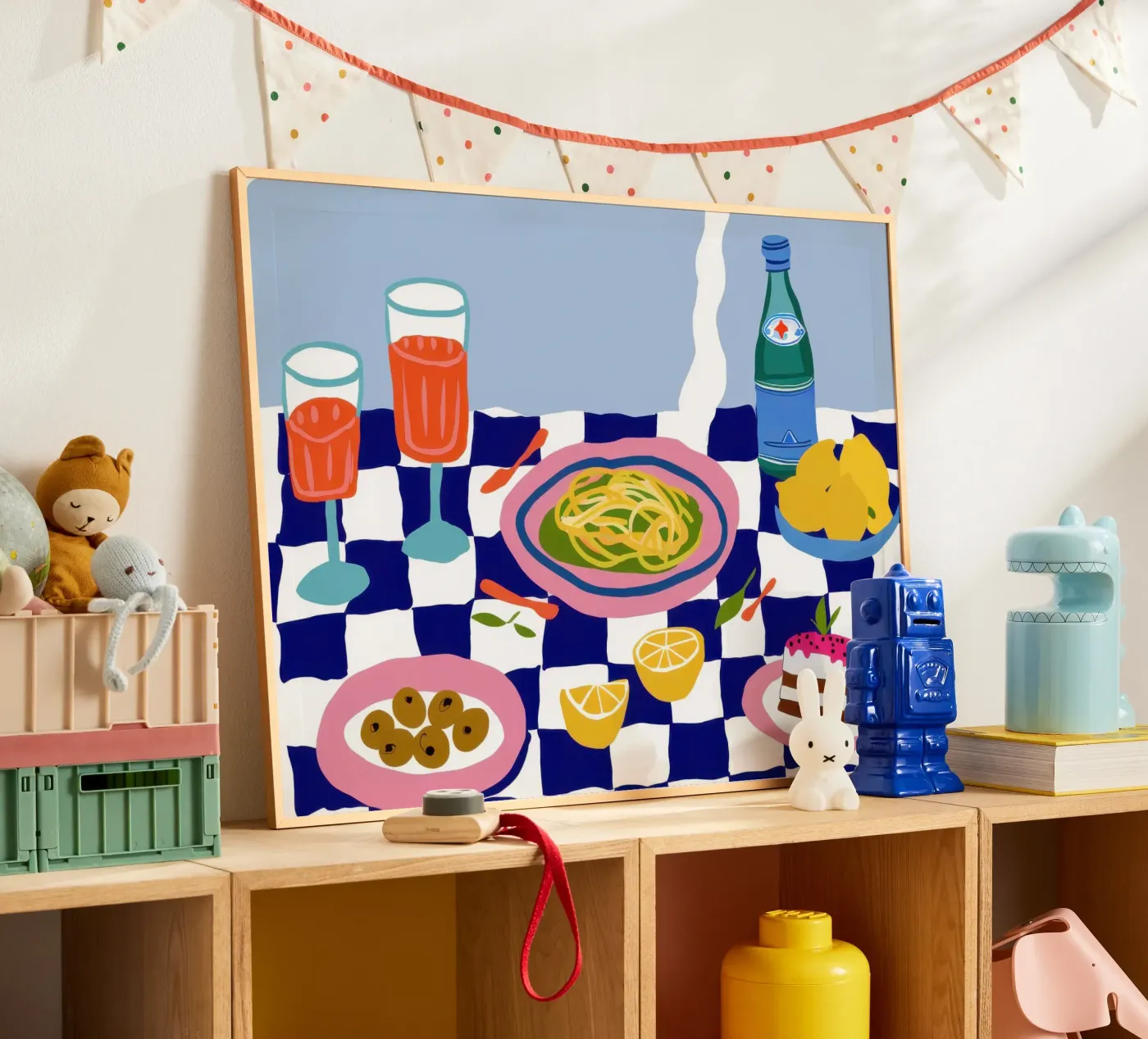 Spaghetti Dinner Date poster by Vivid Muse