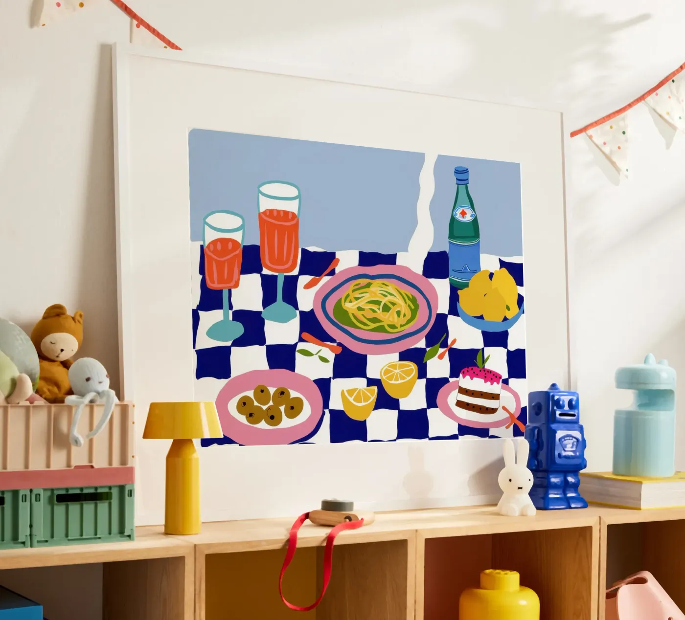 Spaghetti Dinner Date poster by Vivid Muse