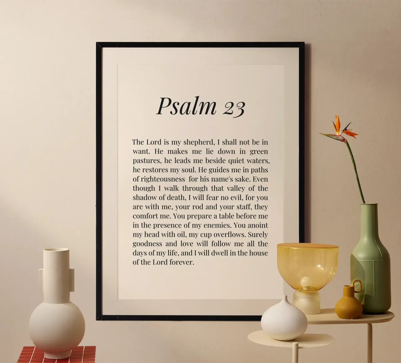 Salmo 23 poster da Paigaam Studio