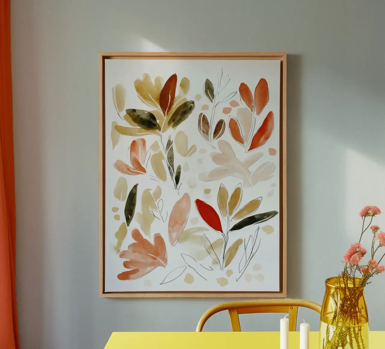 Soft Nature No 1 tela con Cornice a cassetta da treechild