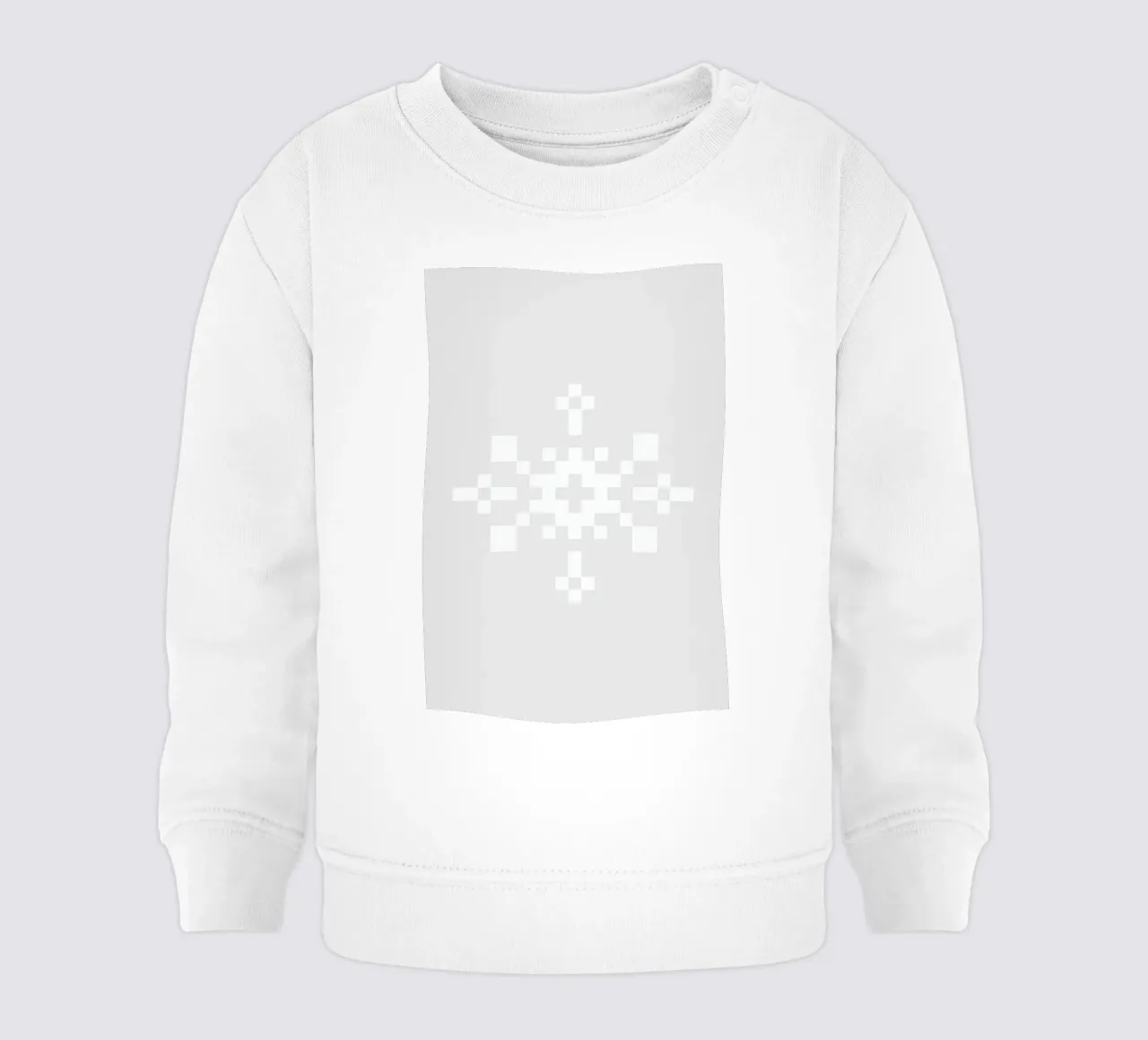 White Snowflake 1 felpa neonato da Studio One