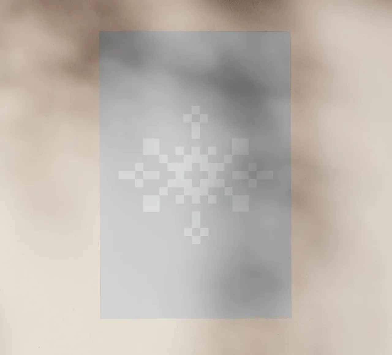 White Snowflake 1 pellicola backlit da Studio One