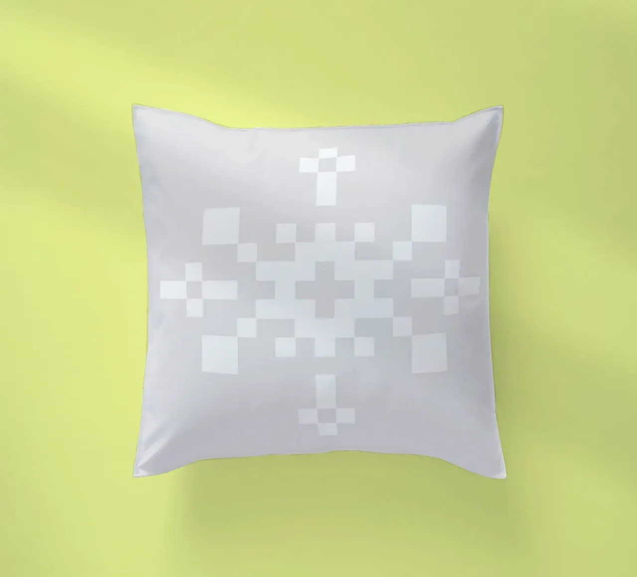 White Snowflake 1 cuscino da Studio One