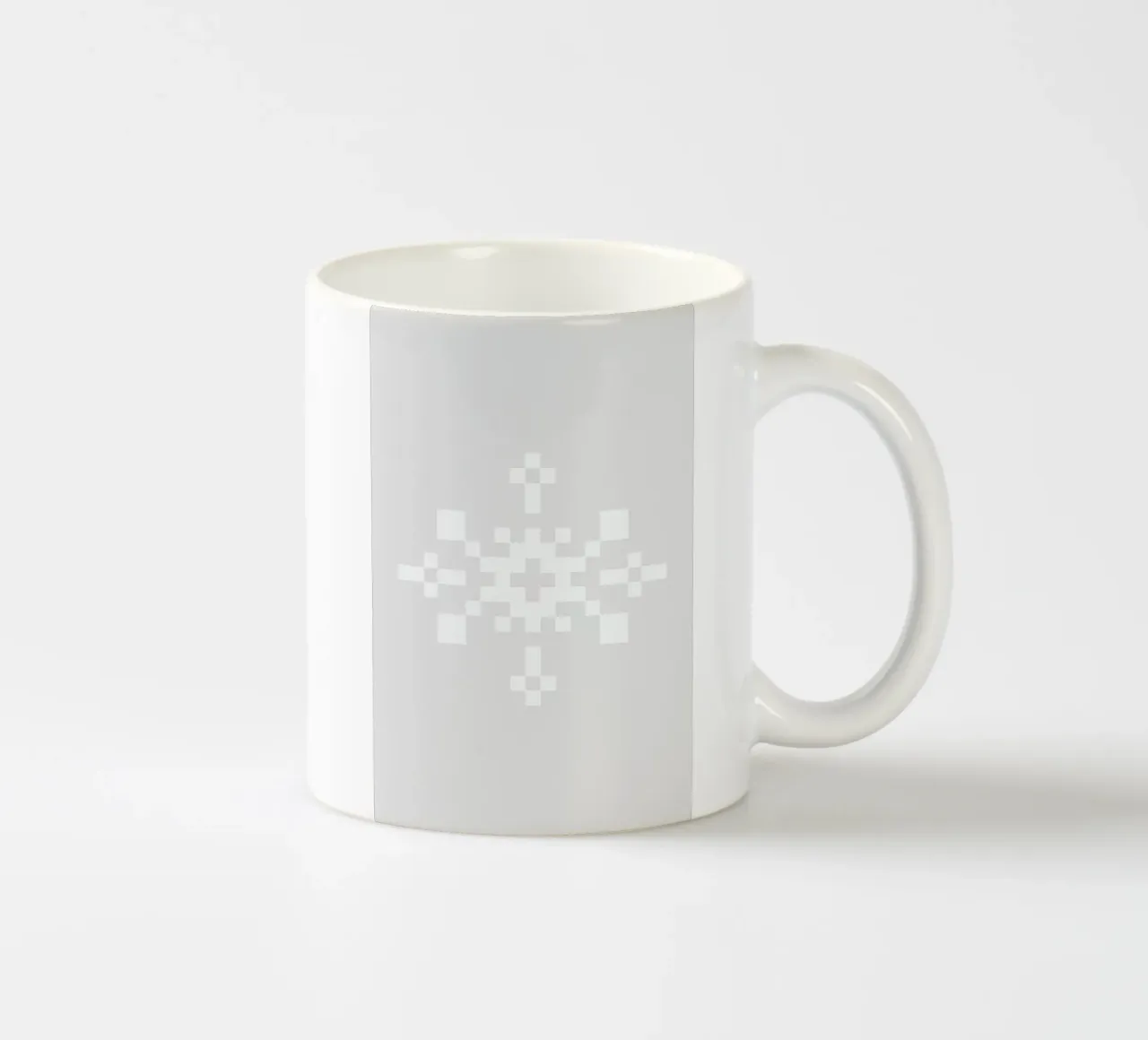 White Snowflake 1 tazza in ceramica da Studio One