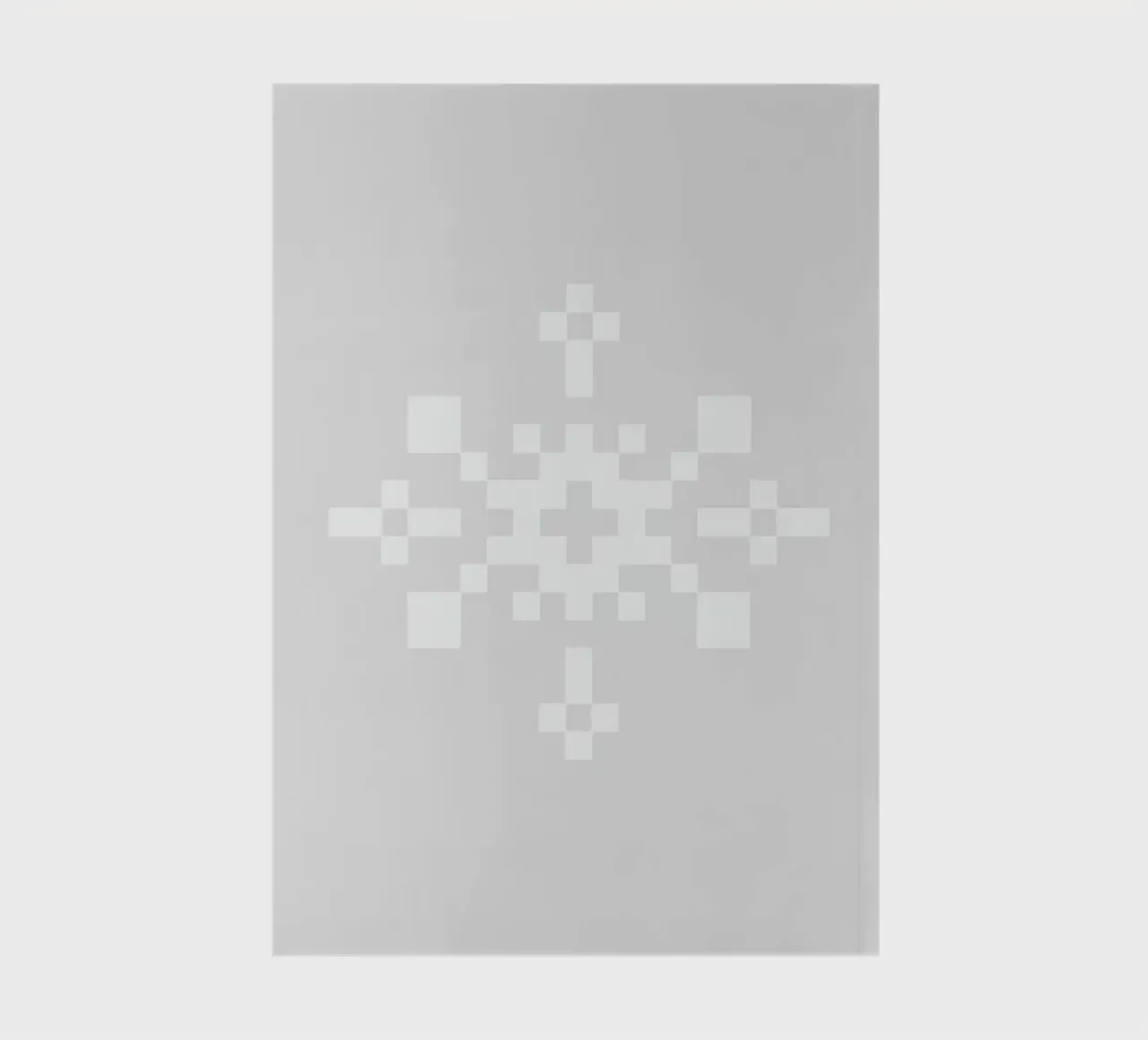 White Snowflake 1 notebook by Studio One