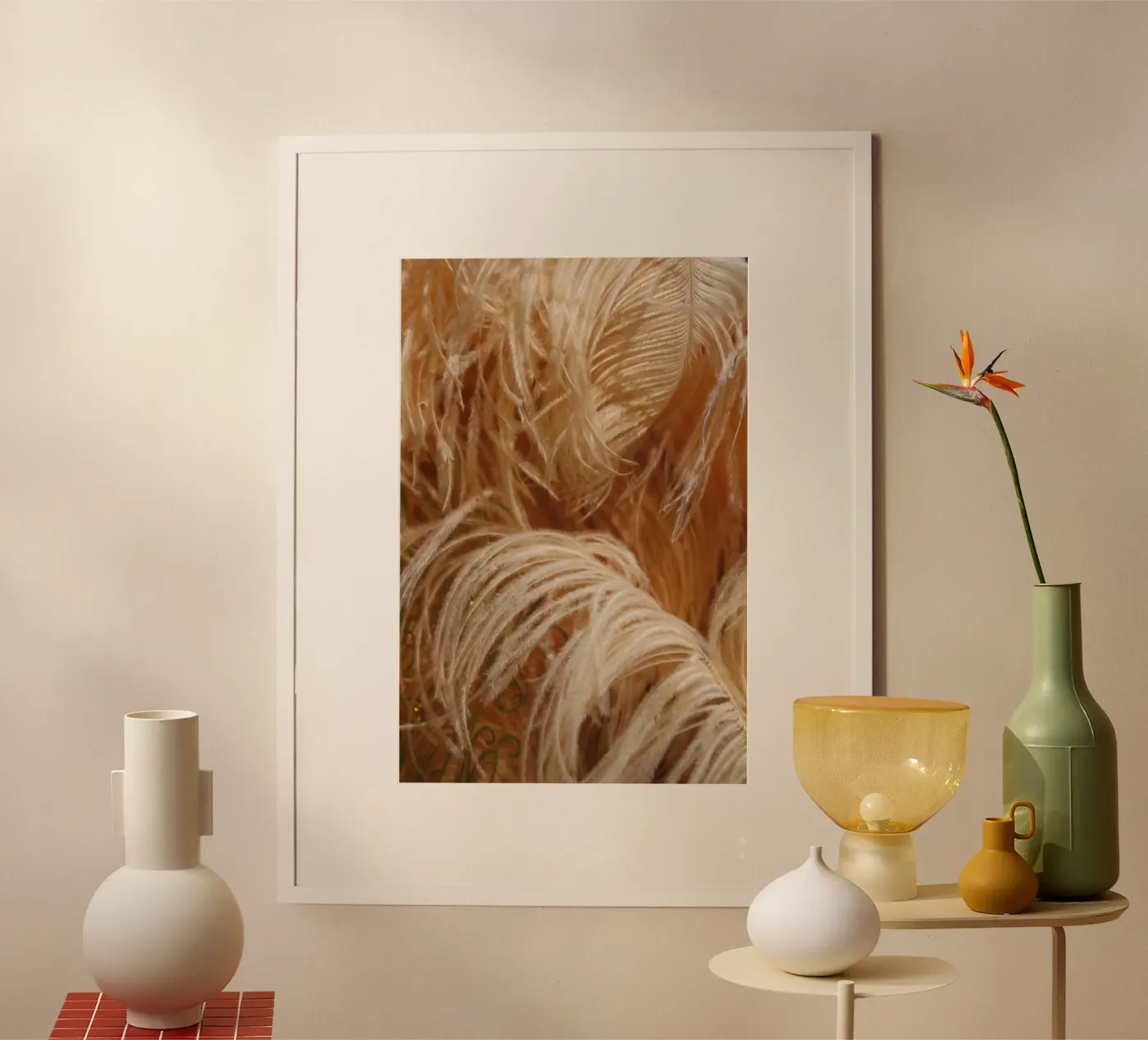 Feder Poster von Lise Ruault