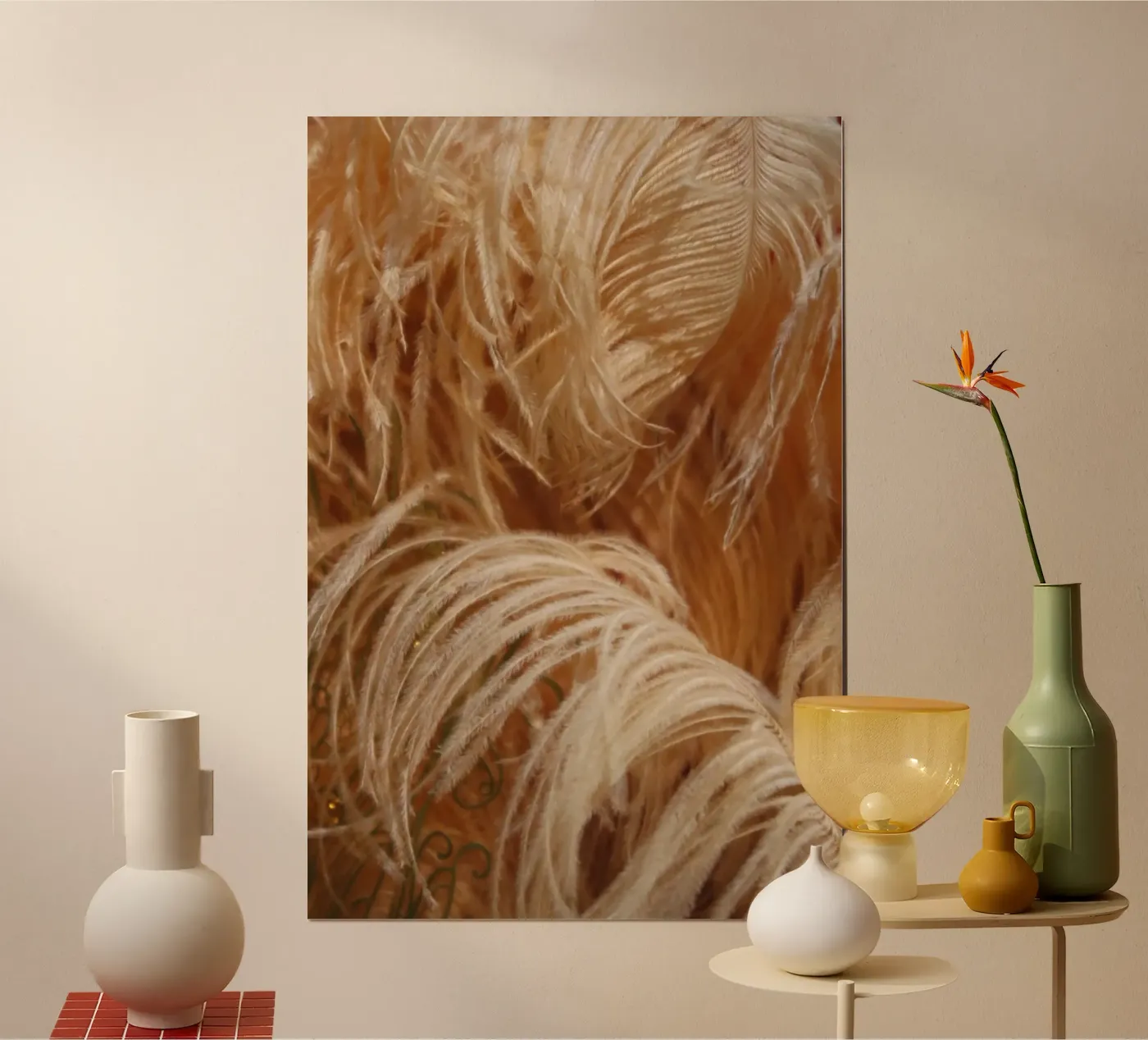 Feder Poster von Lise Ruault