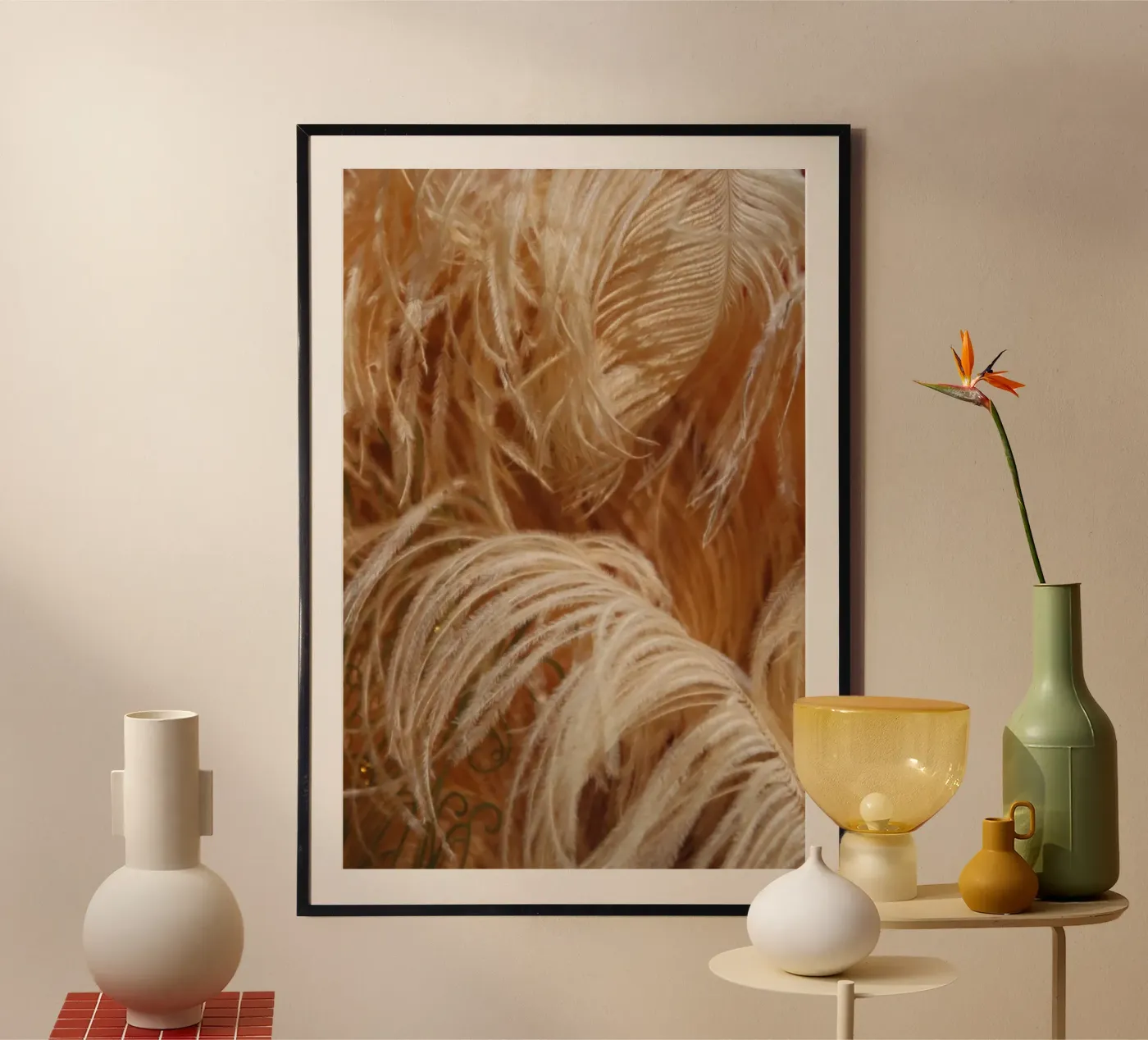 Feder Poster von Lise Ruault
