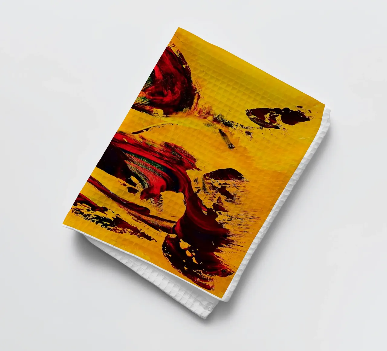IDEAL GIFT 30 tea towel by Thierry Vobmann Abstract painting
