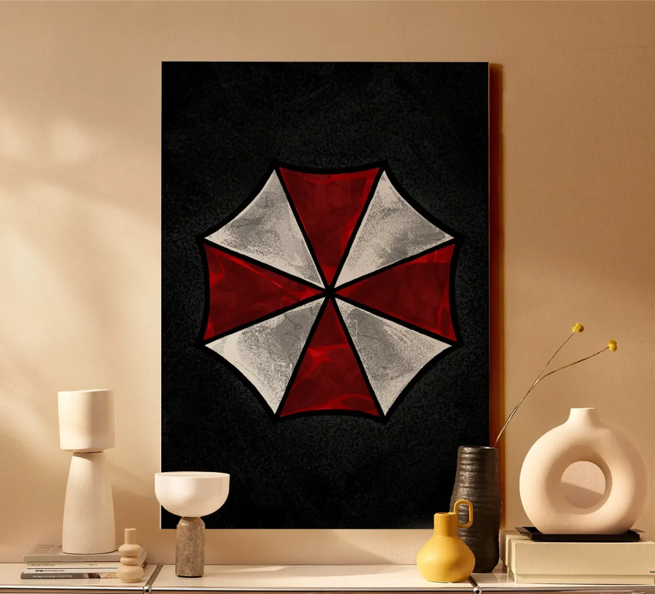 Umbrella Corporation Emblem tela con Cornice a cassetta da nabakumov
