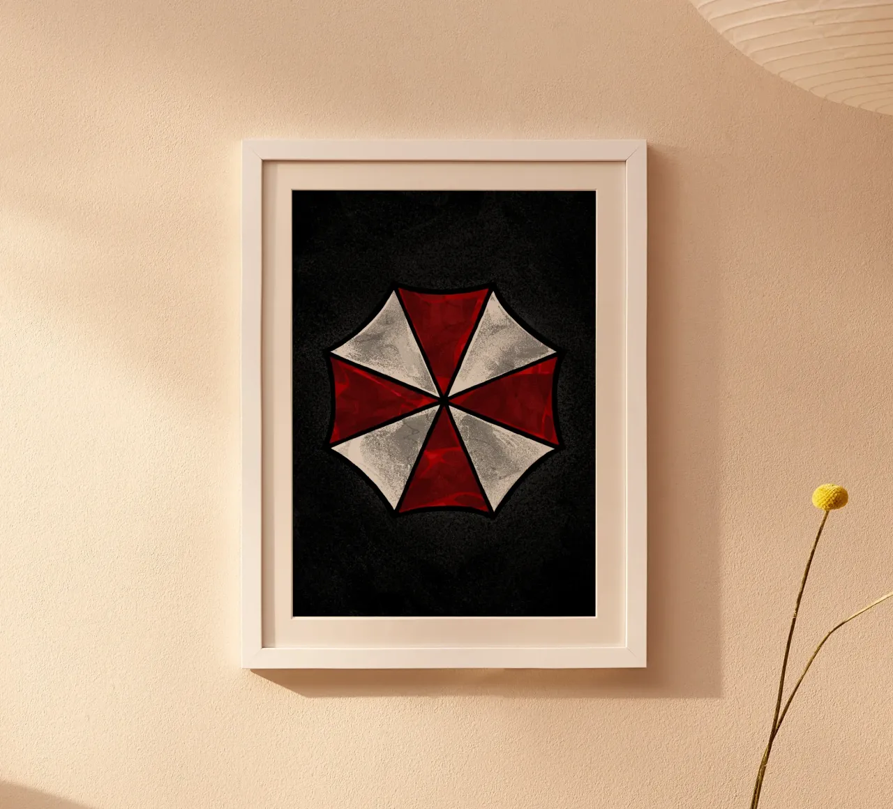 Umbrella Corporation Emblem poster con telaio in alluminio da nabakumov