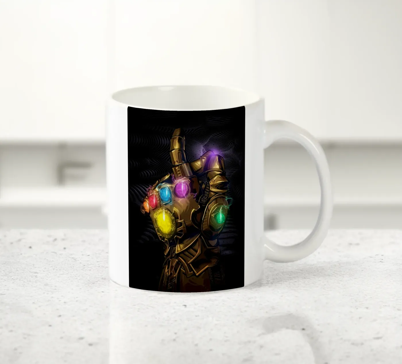 Infinity Gauntlet ceramic mug by nabakumov