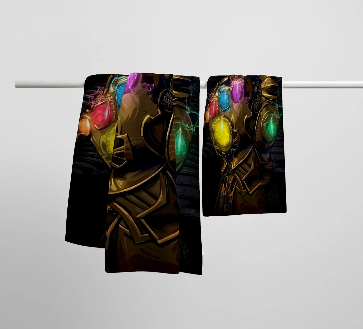 Infinity Gauntlet towel by nabakumov