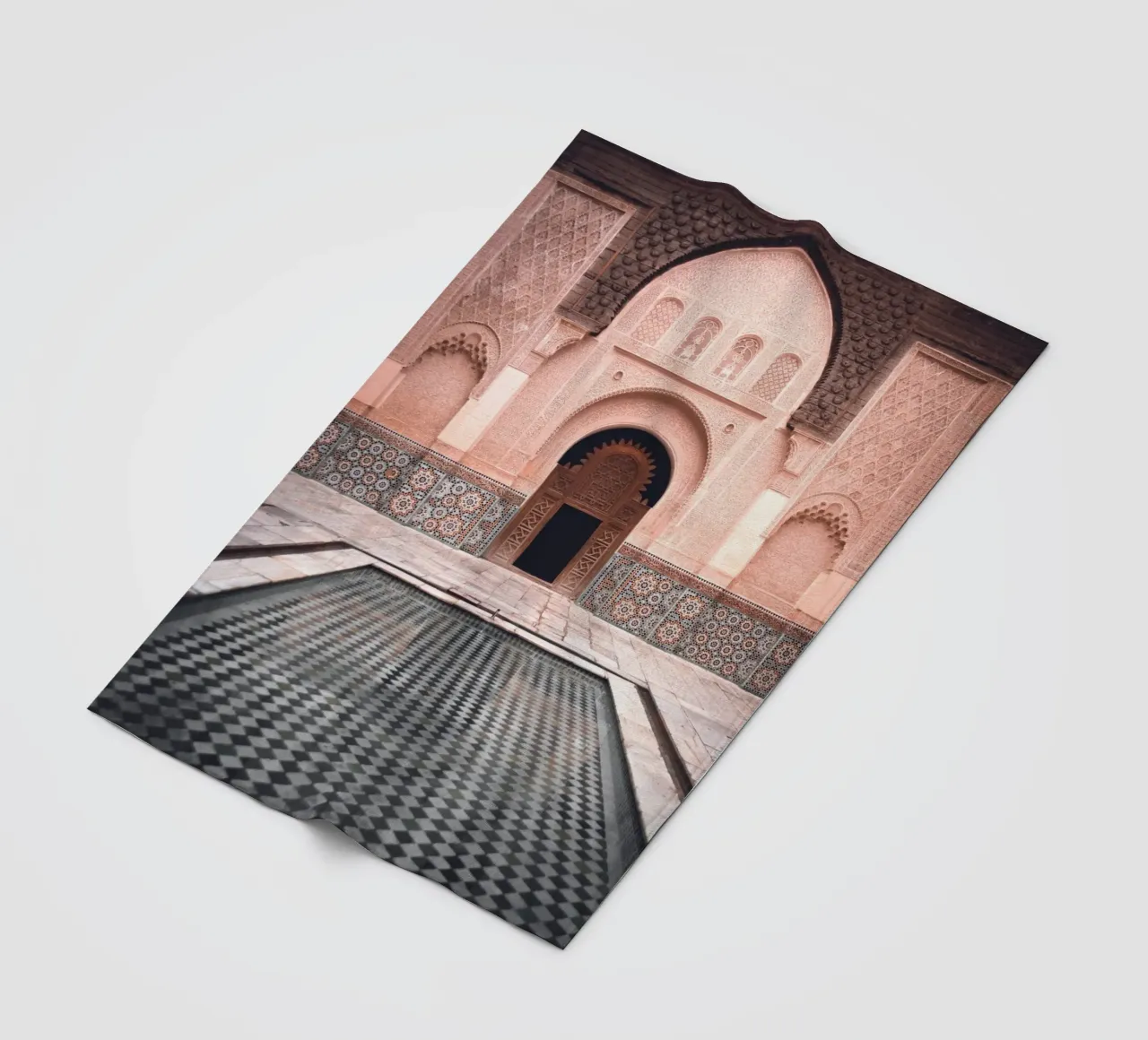 Orientalischer Hof – Mystische Mosaikarchitektur Fleecedecke von Whole©