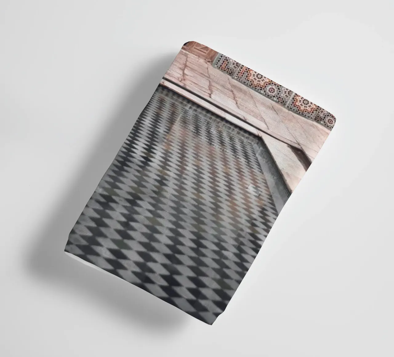 Oriental courtyard - Mystical mosaic architecture towel by Whole©