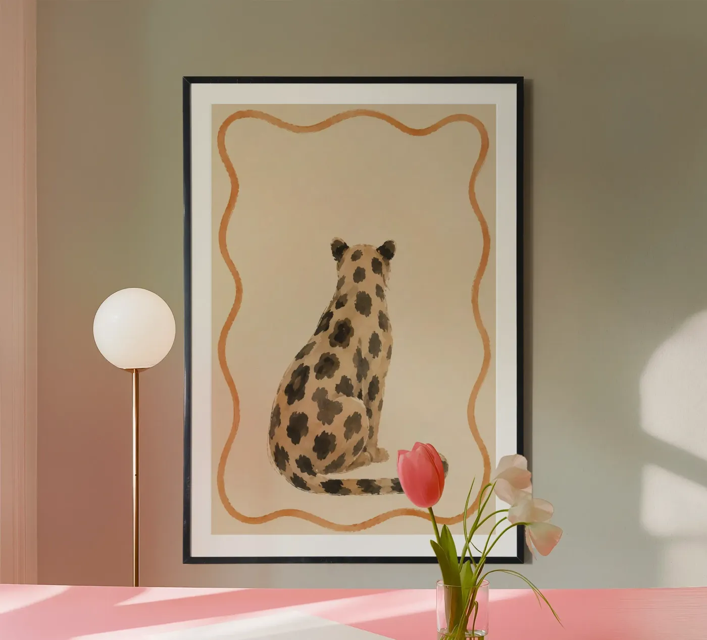 Soft Leopard poster by Sunday Mood